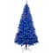 7ft. Pre-Lit Royal Blue Pine Artificial Christmas Tree, Clear Lights